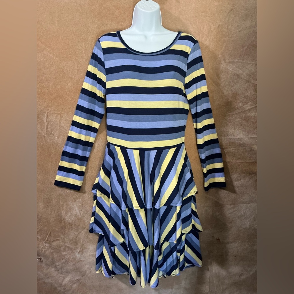LuLaRoe‎ Blue Striped dress